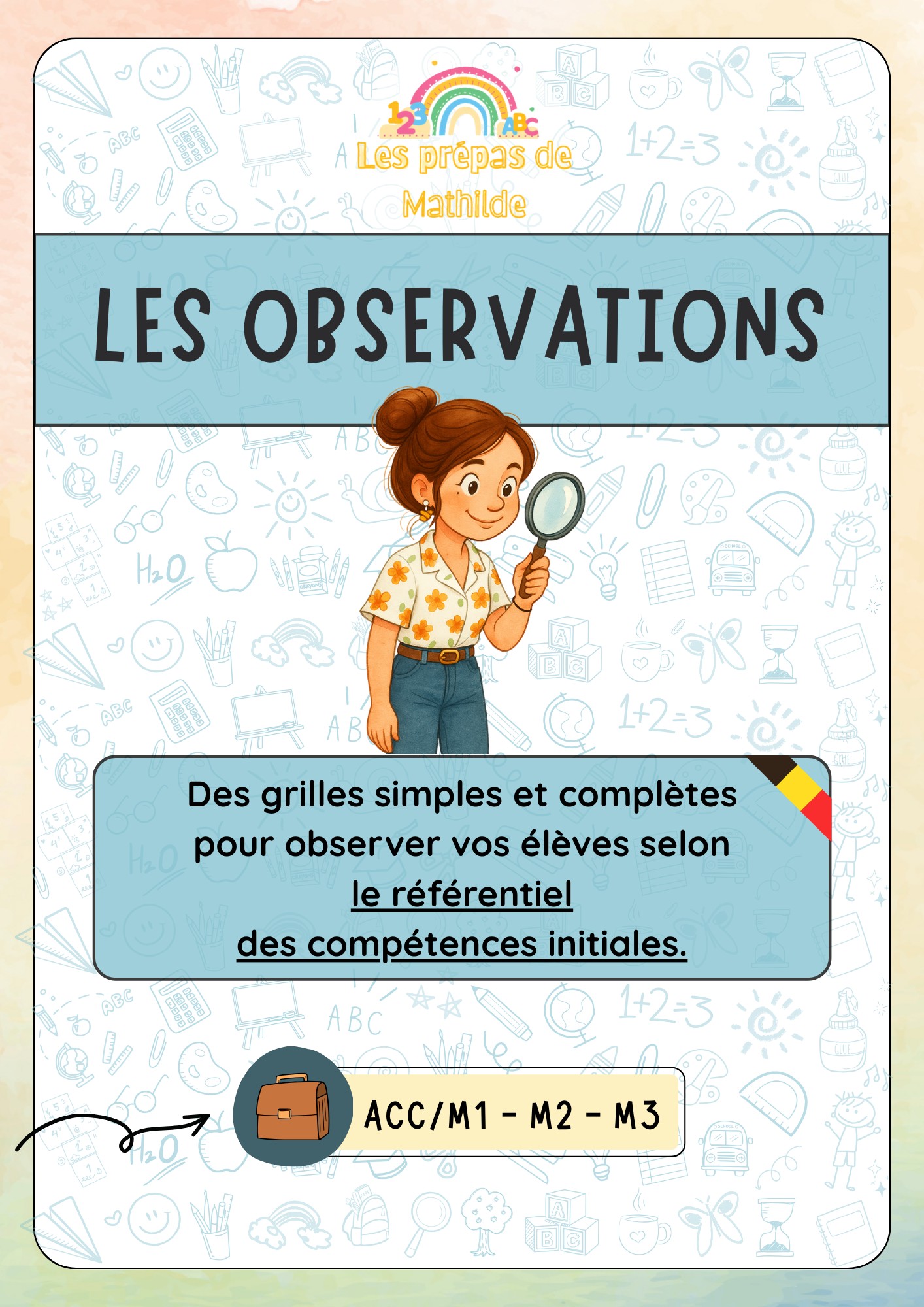 Page de garde — Les Observations